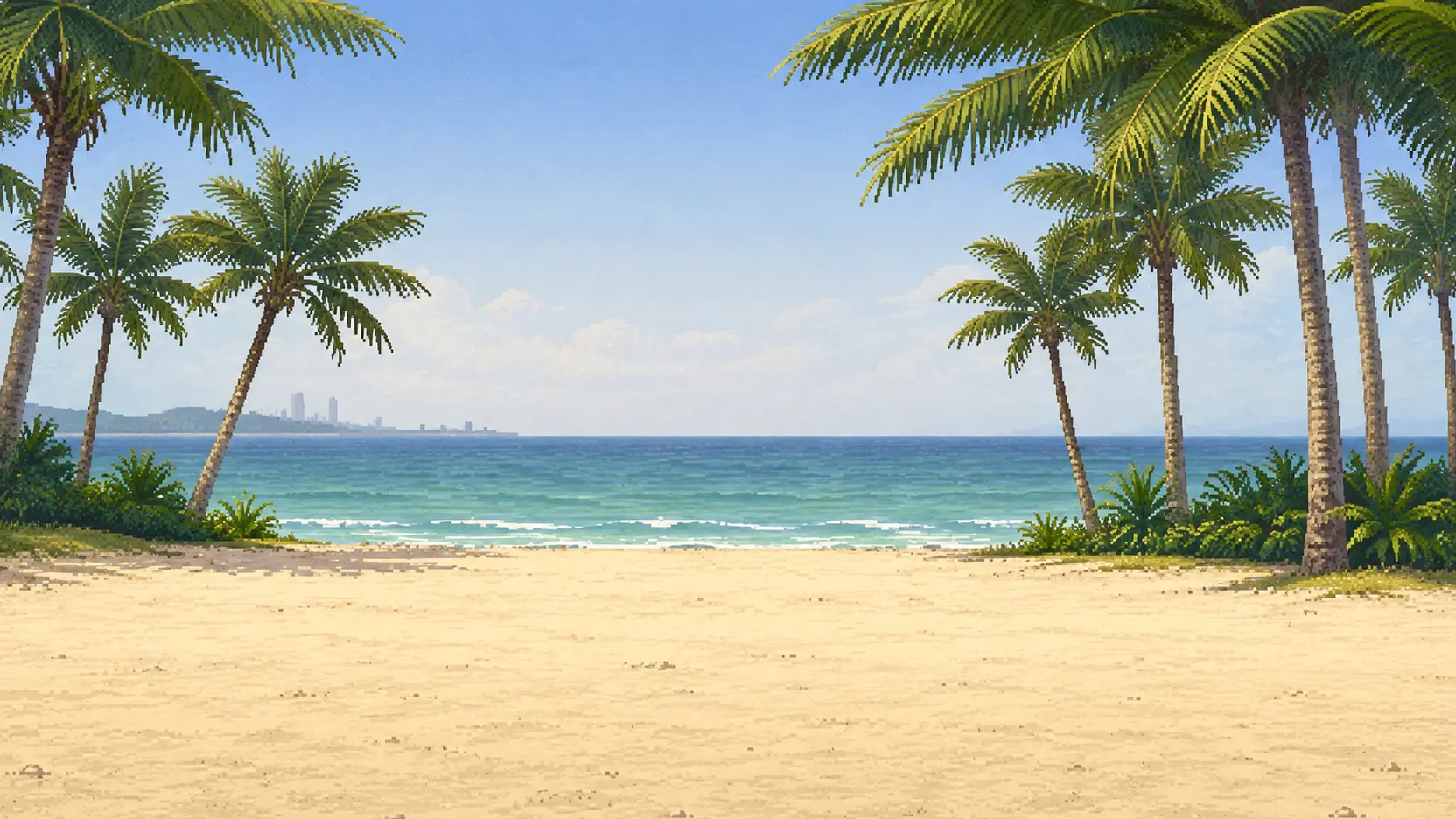 My Khe Beach in Da Nang, from the game